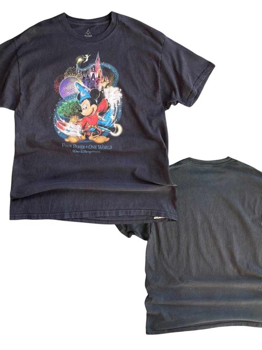 Disney Mickey Mouse Black Graphic T-Shirt